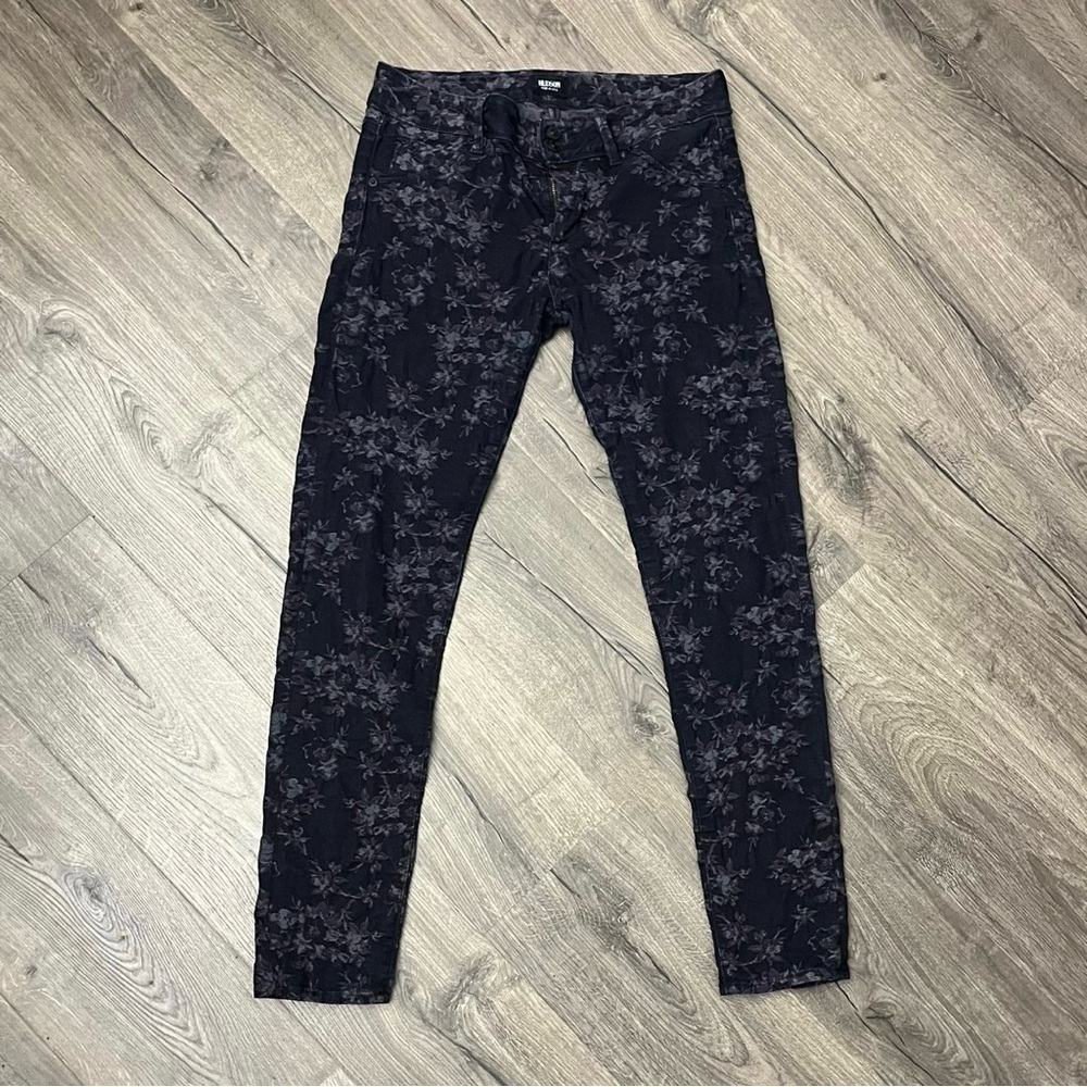 HUDSON Collin Midrise Floral Pattern Pants Size 29